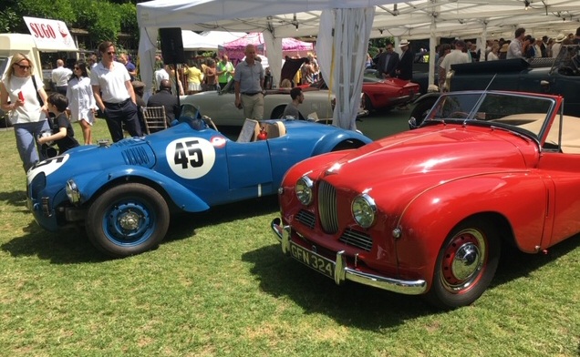 R1 Jupiter and standard Jowett Jupiter at belgravia event 2018